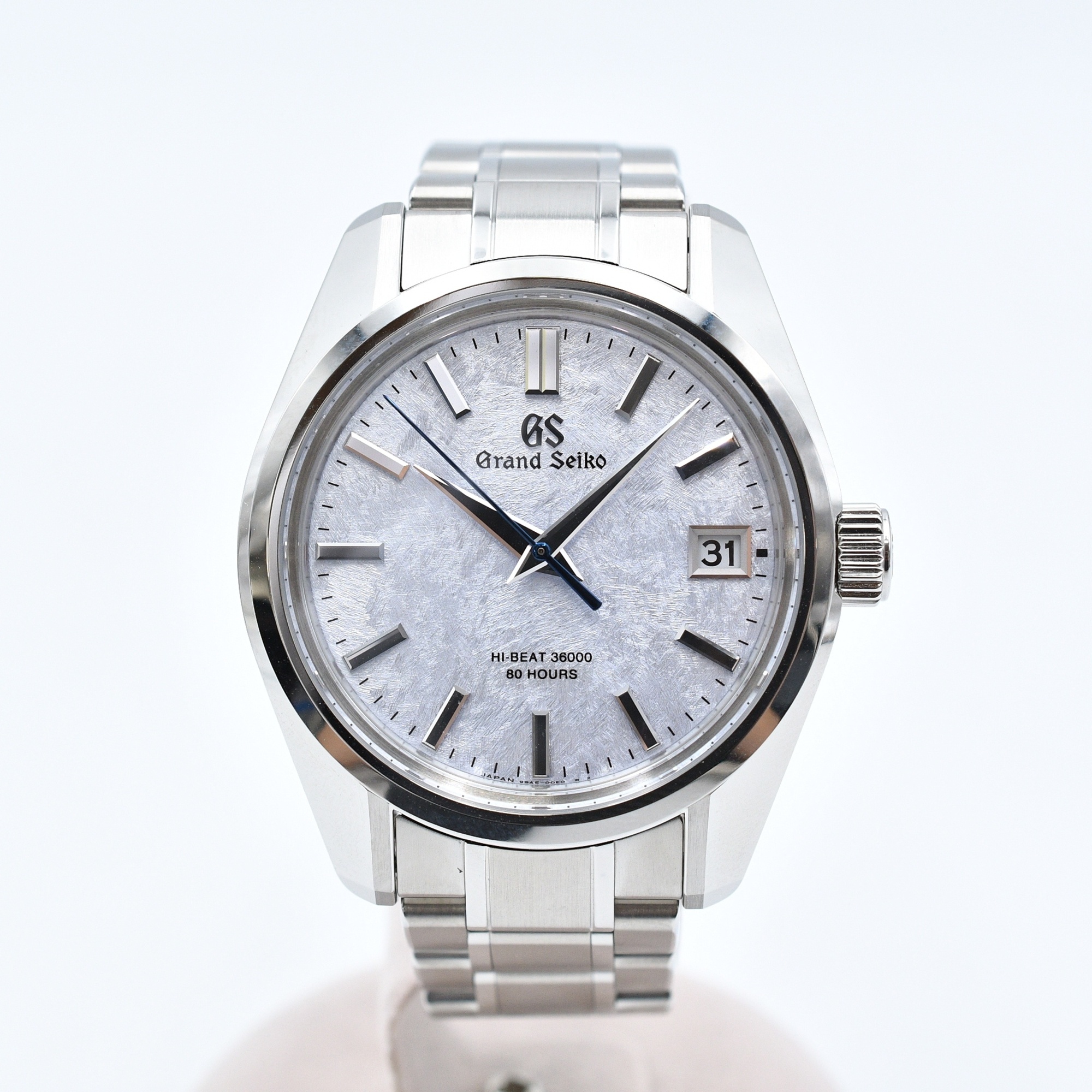 グランドセイコー ヘリテージコレクション メカニカルハイビート シルバーブルー文字盤 SS/AT SLGH013 Aランク