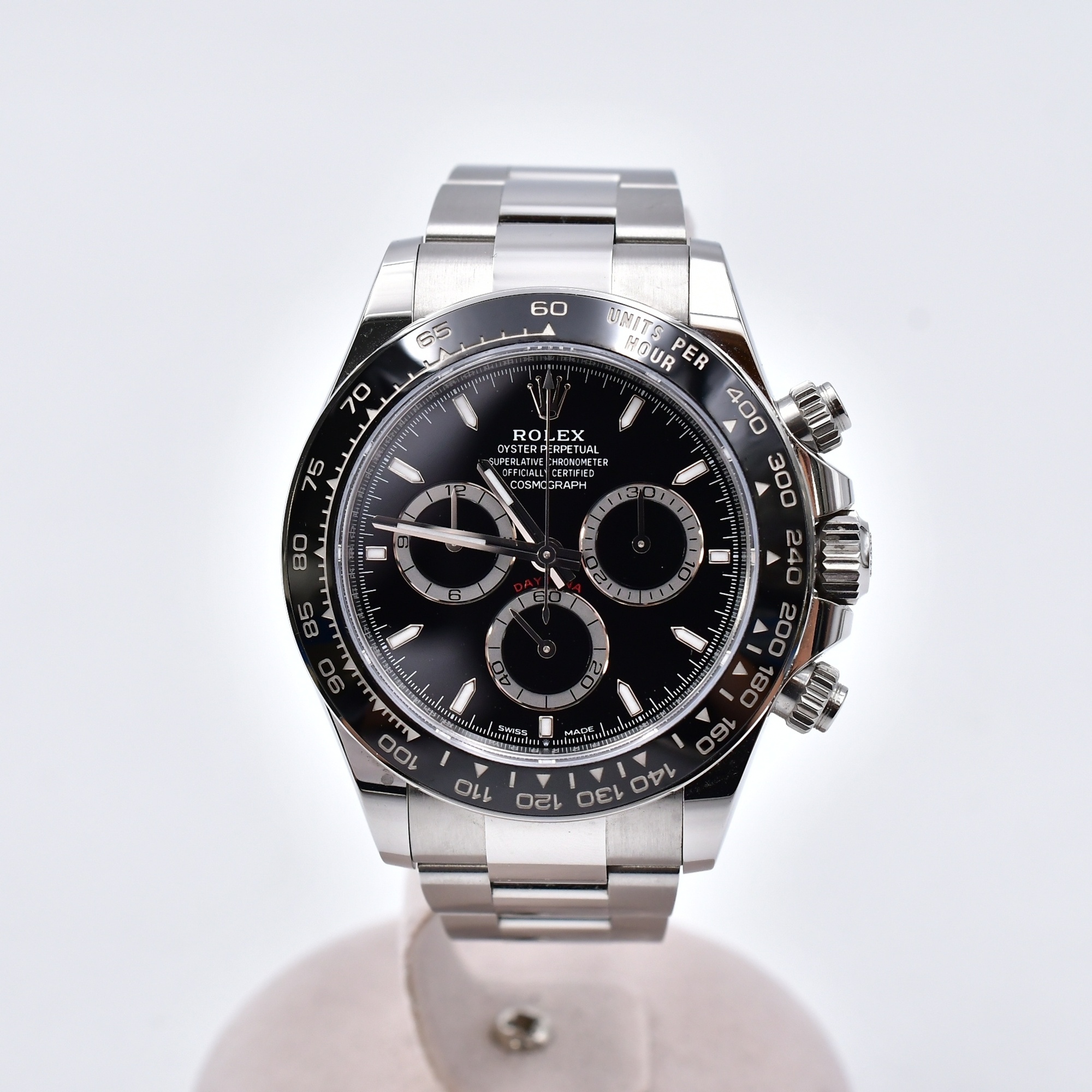 ロレックス デイトナ 黒文字盤 SS/AT 126500LN ABランク