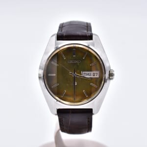 セイコー ジョンレノン限定 シャンパン文字盤 YG×社外革/QZ 5P31