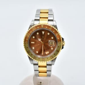 ロレックス GMTマスターⅡ ブラウン文字盤 オイスターブレス SS×YG/AT 16713 買取実績【買取日：2025年10月11日】