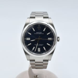 ロレックス オイスターパーペチュアル41 青文字盤 SS/AT 124300 買取実績【買取日：2025年10月9日】