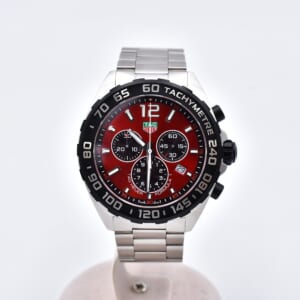 タグホイヤー フォーミュラ1 クロノグラフ 赤文字盤 SS/AT CAZ101AN 買取実績【買取日：2025年10月19日】