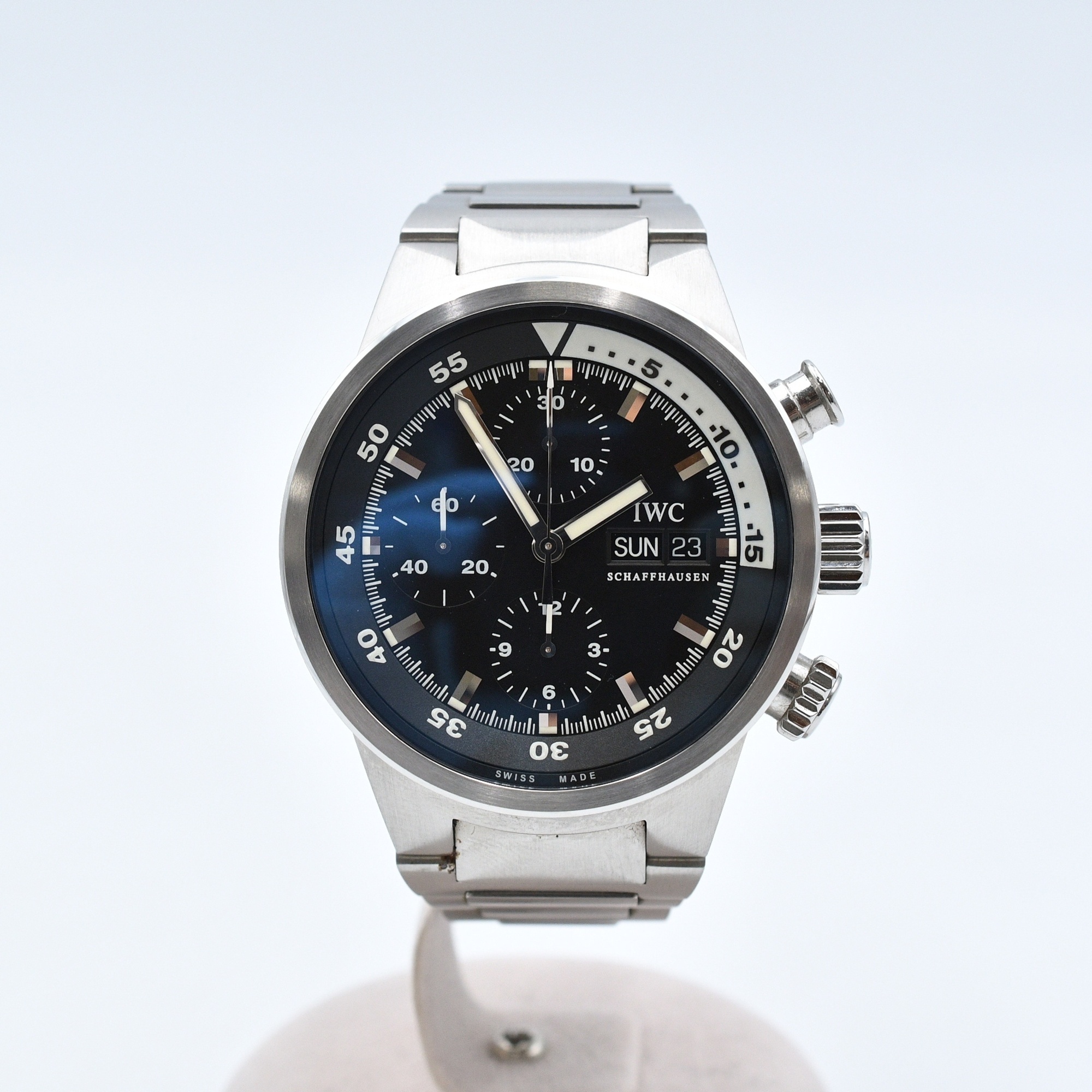 IWC アクアタイマー クロノグラフ 黒文字盤 SS/AT IW371928 買取実績