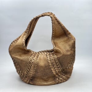 ボッテガヴェネタ イントレチャート トートバッグ ブロンズ レザー 買取実績【買取日：2025年10月25日】