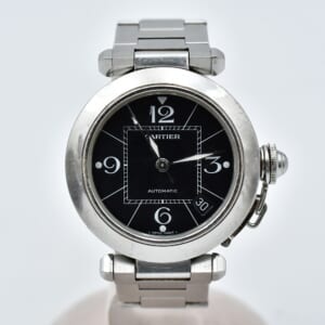 カルティエ パシャ 黒文字盤 SS/AT W31076M7 買取実績【買取日：2025年10月16日】