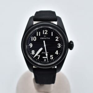 ゼニス パイロット 黒文字盤 CE×ラバー/AT 49.4000.3620/21.I001 買取実績【買取日：2025年10月17日】