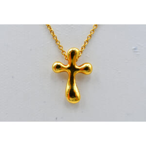 ティファニー スモールクロスネックレス 750YG 買取実績【買取日：2025年10月1日】