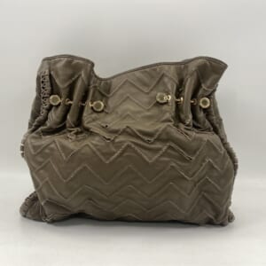 ブルガリ ギャザー ハンドバッグ カーキ レザー 買取実績【買取日：2025年10月14日】