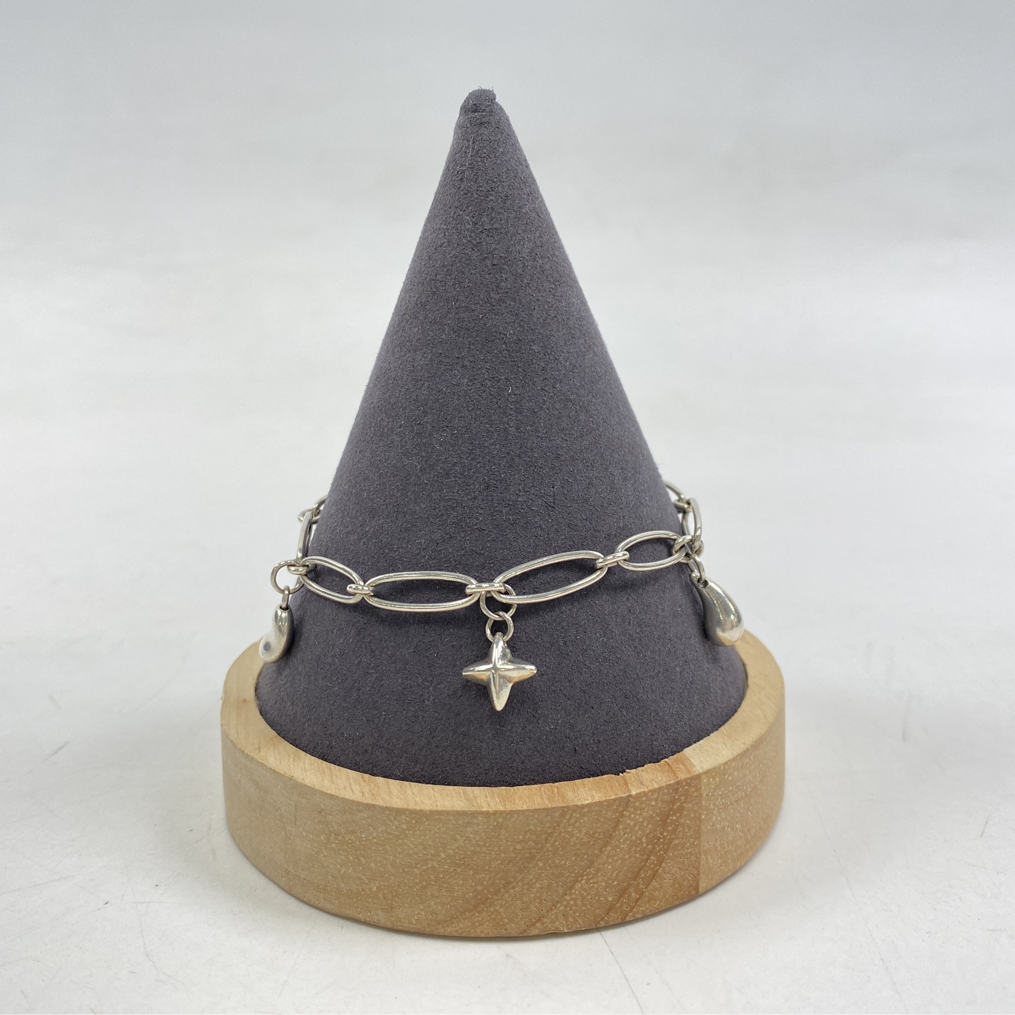 ティファニー 5チャーム ブレス 925 Bランク