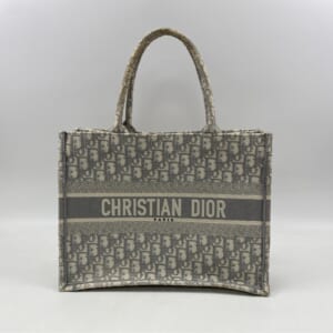 ディオール ブックトート ミディアム オブリーク キャンバス グレー 買取実績【買取日：2025年10月25日】