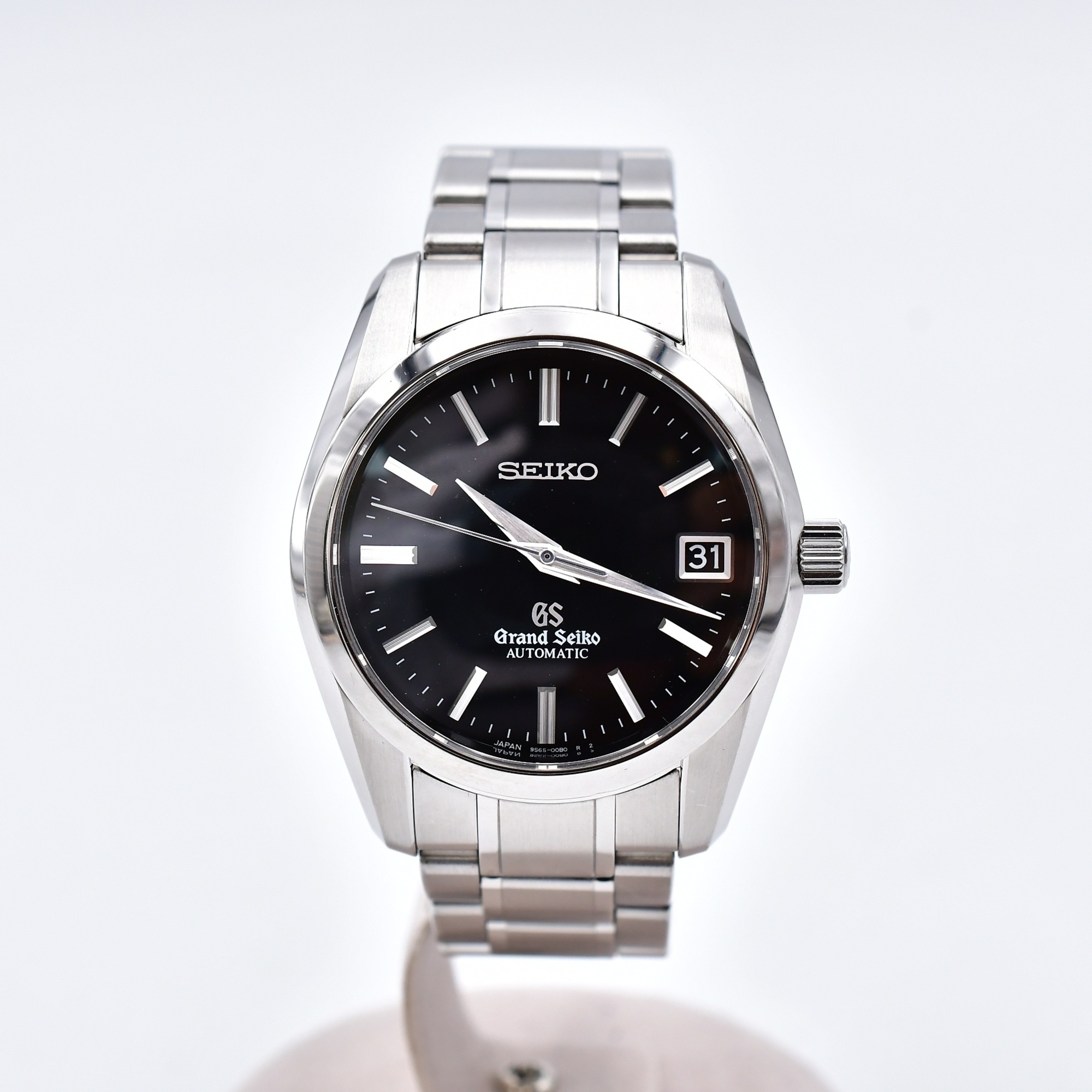 グランドセイコー メカニカル デイト 黒文字盤 SS/AT Bランク