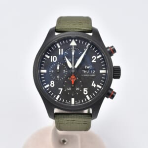 IWC パイロットウォッチ クロノグラフ トップガン SFTI 黒文字盤 CE×ナイロン/AT IW389104 買取実績【買取日：2025年10月19日】