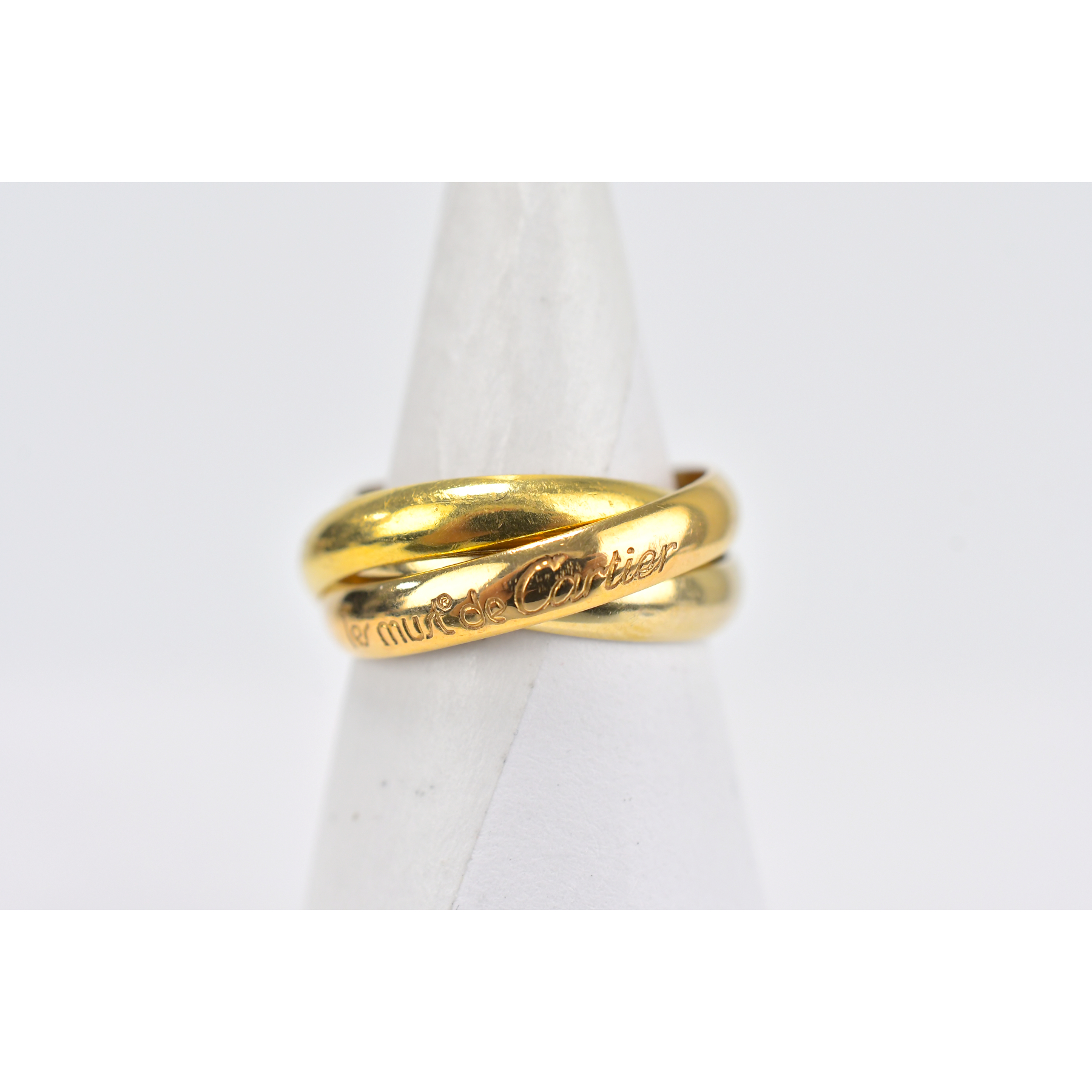 カルティエ トリニティ リング K18YG/PG/WG #51 Bランク