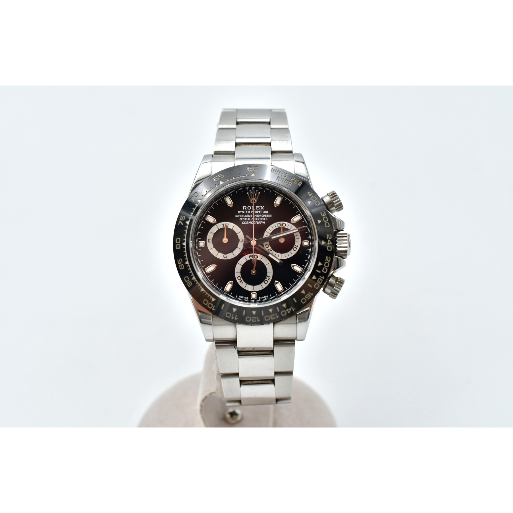 ロレックス デイトナ 黒文字盤 SS/AT 116500LN Bランク