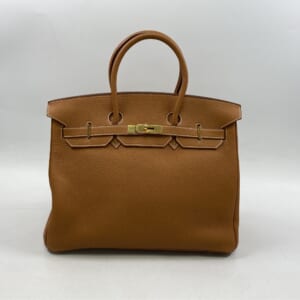 エルメス バーキン35 ゴールド トゴ GD金具 □H刻印 買取実績【買取日：2025年10月26日】