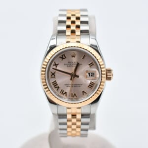 ロレックス デイトジャスト ピンクローマ文字盤 ジュビリーブレス SS×PG/AT 179171 買取実績【買取日：2025年10月24日】
