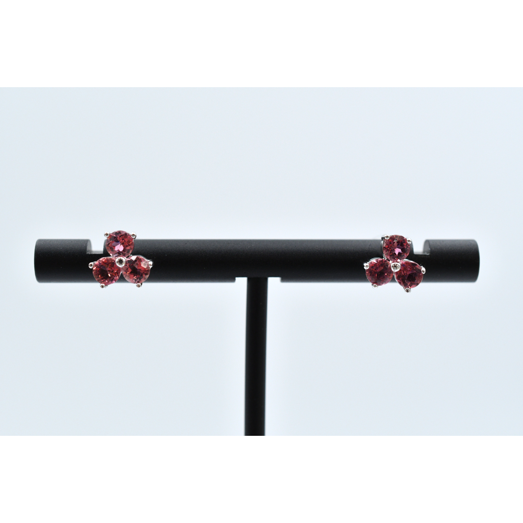 ティファニー アリア ピンクトルマリン ピアス 750WG Bランク