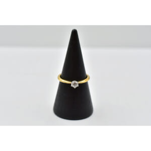 K18/Pt950 9:1 ダイヤリング 0.187ct 買取実績【買取日：2025年10月11日】