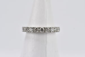 グラフ フルエタニティ ダイヤリング Pt950 ＃6 イニシャル 買取実績【買取日：2025年10月14日】