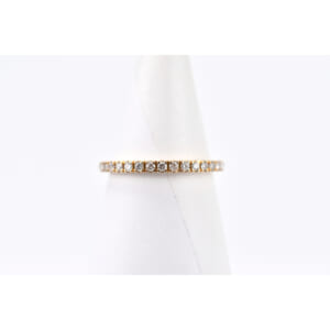ブルガリ ハーフエタニティ ダイヤ リング 750PG 買取実績【買取日：2025年10月17日】