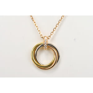 カルティエ トリニティ ダイヤモンド ネックレス Au750YG/PG/WG 買取実績【買取日：2025年10月19日】