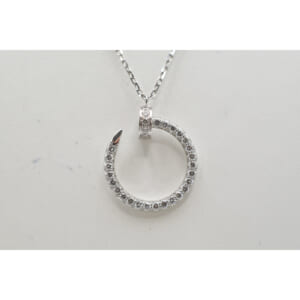 カルティエ ジュストアンクル ダイヤネックレス WG 買取実績【買取日：2025年10月19日】