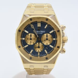 オーデマ ピゲ ロイヤルオーク クロノグラフ ブルー文字盤 YG/AT 26331BA.OO.1220BA.01 買取実績【買取日：2025年10月3日】