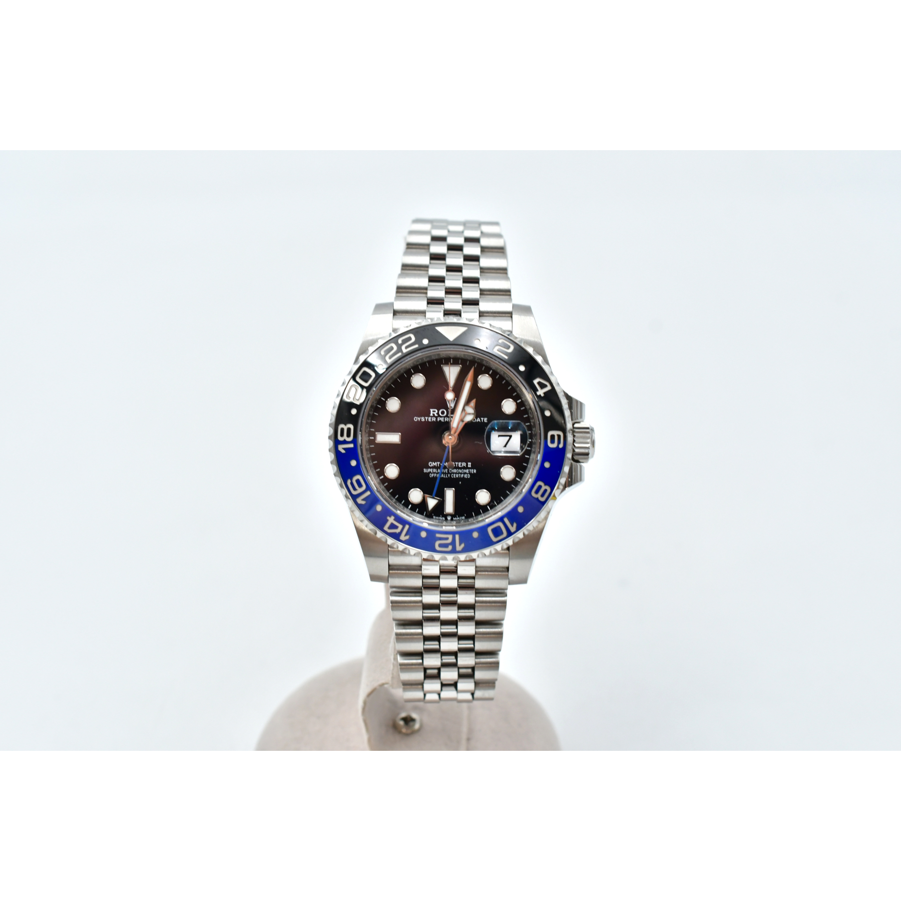 ロレックス GMTマスターII 黒文字盤 ジュビリーブレス SS/AT 126710BLNR Bランク