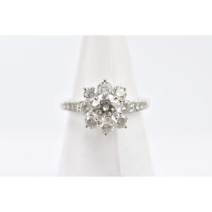 ハリー・ウィンストン サンフラワー リング Pt950 0.73ct/F/VVS2/3Ex/N FRDPNASMSF-060 買取実績【買取日：2025年10月3日】