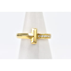 ティファニー Tワン ダイヤリング YG 買取実績【買取日：2025年10月7日】