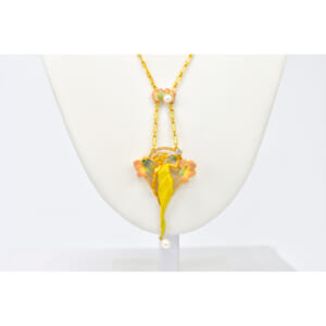 マリエラ 七宝焼 ダイヤブローチ K18 買取実績【買取日：2025年10月10日】