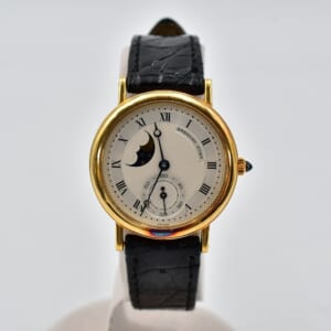 ブレゲ クラシック ムーンフェイズ シルバー文字盤 YG×社外レザー/手巻き BA3280 買取実績【買取日：2025年10月1日】