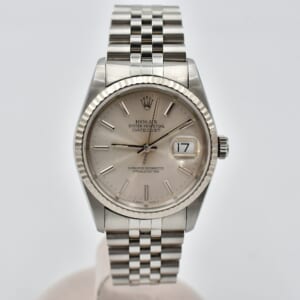 ロレックス デイトジャスト シルバー文字盤 SS×WG/AT 126234 買取実績【買取日：2025年10月11日】