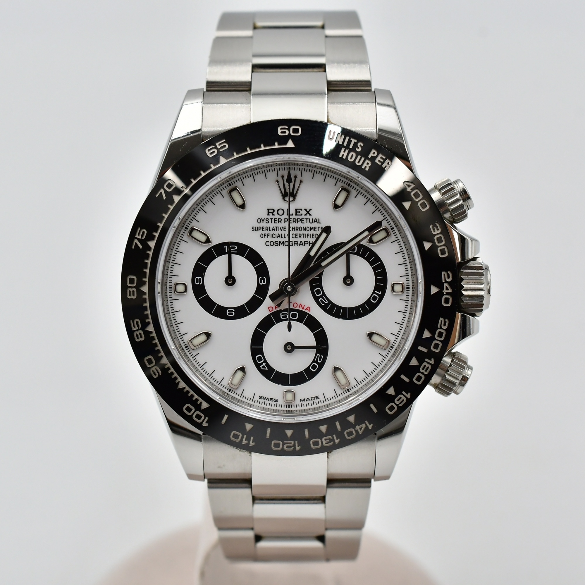 ロレックス デイトナ 白文字盤 SS/AT 2022/6/30 116500 白文字盤 SS/AT 2022/6/30 Bランク