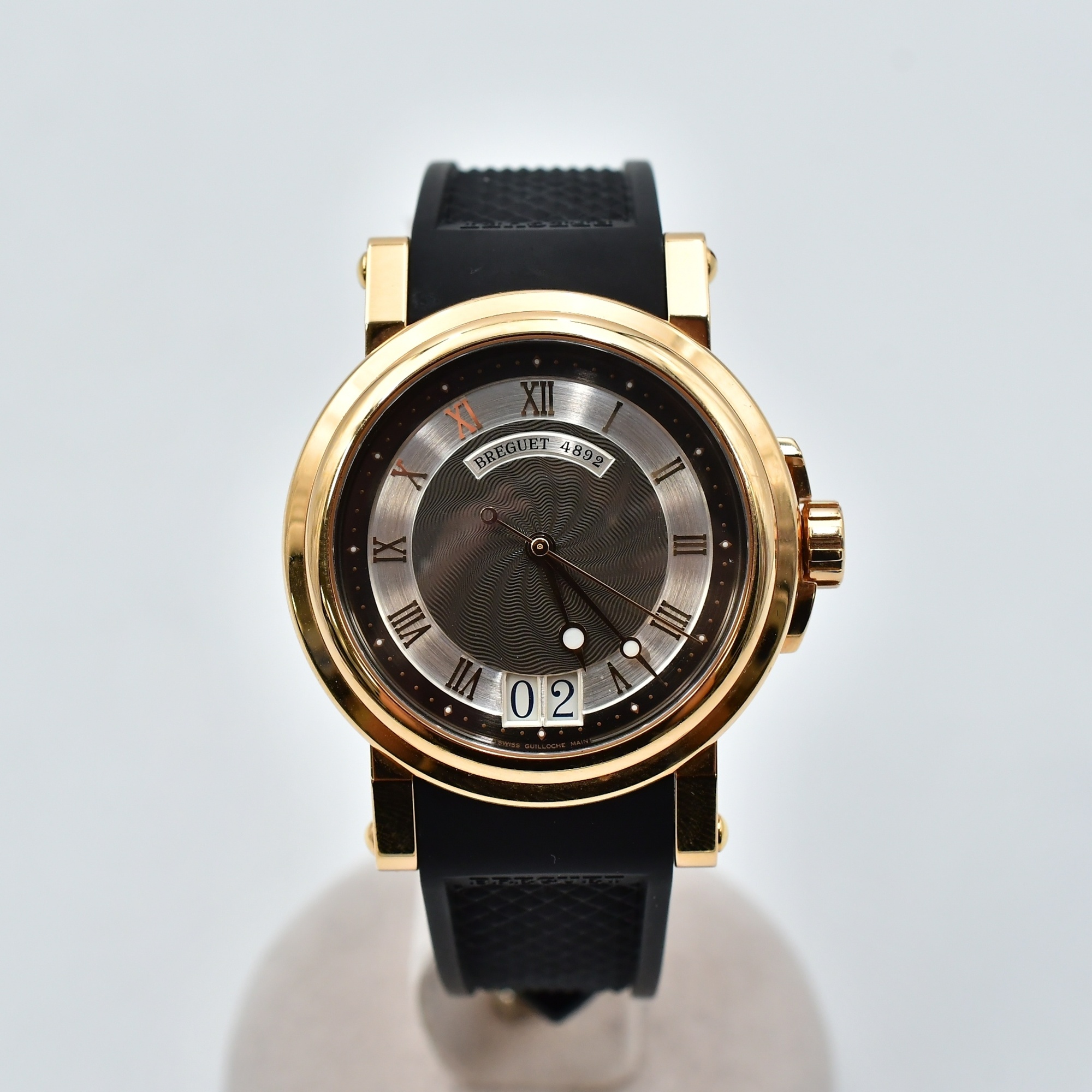 ブレゲ マリーン ビッグデイト PG750×ラバー/AT ABランク