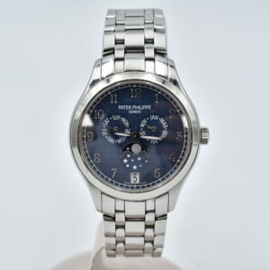 パテック フィリップ コンプリケーション アニュアルカレンダー ムーンフェイズ ミッドナイトブルー文字盤 SS/AT 4947/1A-001 買取実績【買取日：2025年10月14日】