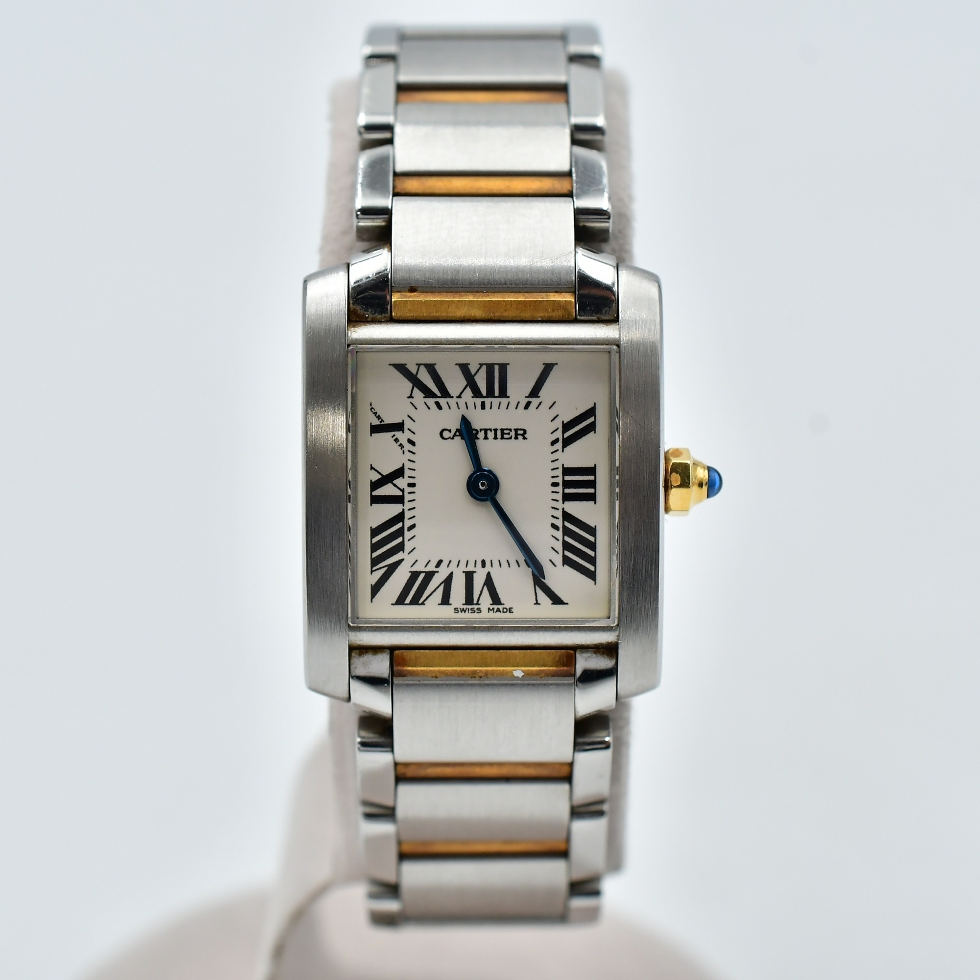 Cartier カルティエ タンクフランセーズ SM 白文字盤　時計　電池交換済 Cartier カルティエ タンクフランセーズ SM 白文字盤 時計 電池