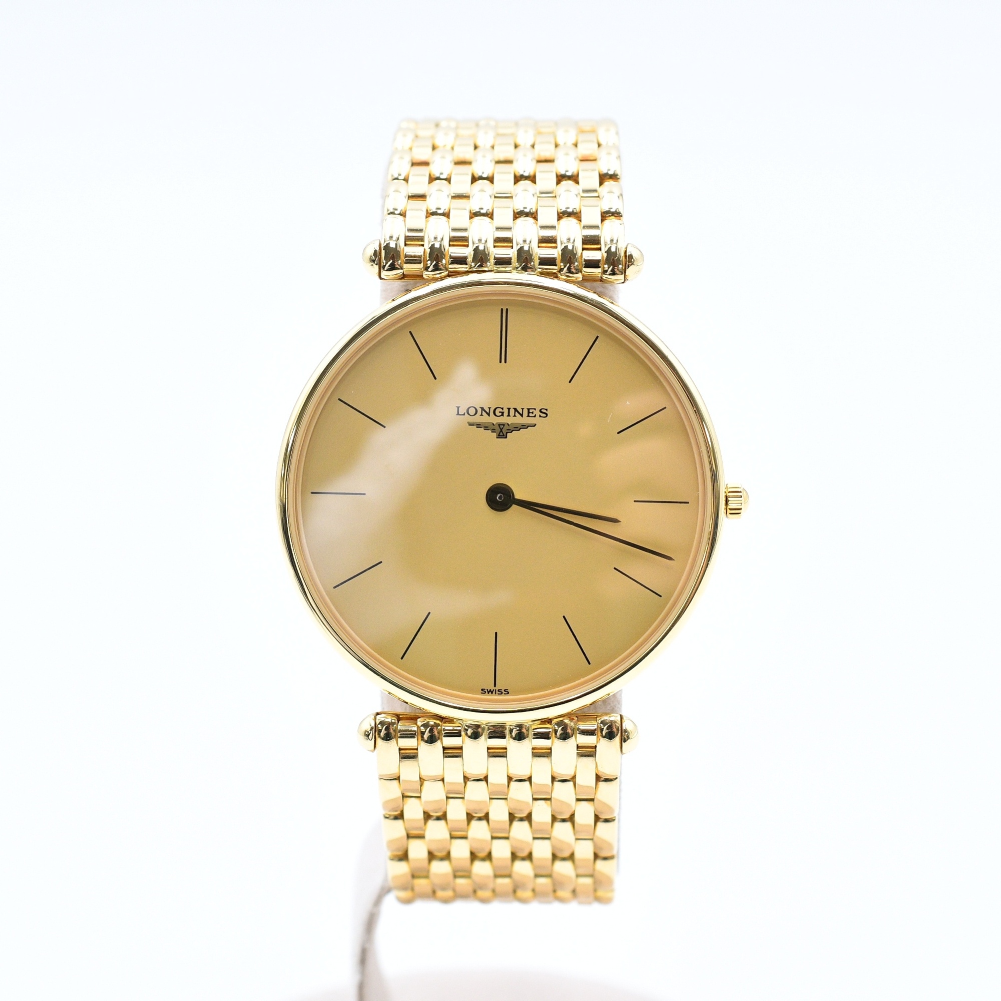 ロンジン メンズウォッチ シャンパン文字盤 YG/QZ Bランク