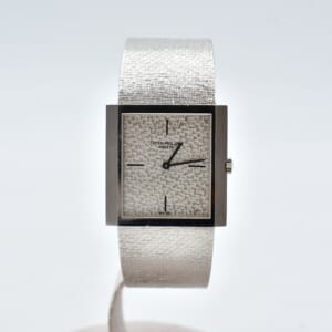 パテック フィリップ スクエア シルバー文字盤 WG/手巻き 610322 買取実績【買取日：2025年10月24日】