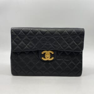 シャネル デカマトラッセ34 黒 ラムスキン GD金具 買取実績【買取日：2025年10月26日】
