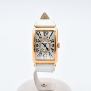 フランク ミュラー ロングアイランド シルバー文字盤 PG×レザー/QZ 902QZREL 買取実績【買取日：2025年10月22日】