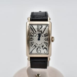 フランク ミュラー ロングアイランド 白文字盤 WG×レザー/QZ 902QZ 買取実績【買取日：2025年10月5日】