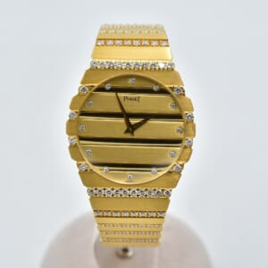 ピアジェ ポロ ダイヤ ゴールド文字盤 750YG/QZ 7661 C 606 買取実績【買取日：2025年10月15日】