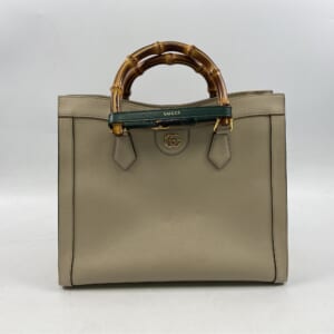 グッチ ダブルG ダイアナ ミディアムトートバッグ レザー ベージュ 655658 買取実績【買取日：2025年10月24日】