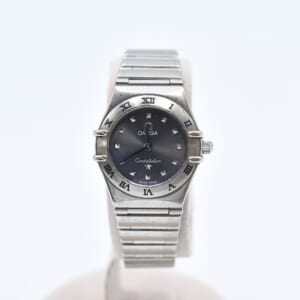 オメガ コンステレーション ミニ シャンパン文字盤 12PD YG×SS/QZ