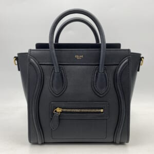 セリーヌ ラゲージナノ 黒 カーフスキン レザー 買取実績【買取日：2025年10月25日】