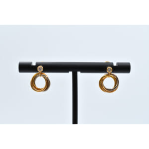 カルティエ トリニティ スモール ダイヤピアス Au750 YG/PG/WG 買取実績【買取日：2025年9月26日】