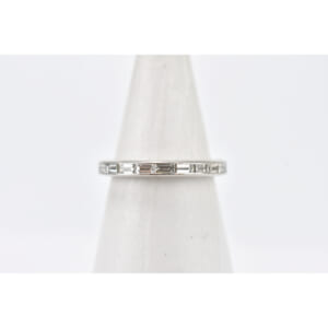 ハリー・ウィンストン バゲットカット ダイヤリング Pt950 9号 買取実績【買取日：2025年10月3日】