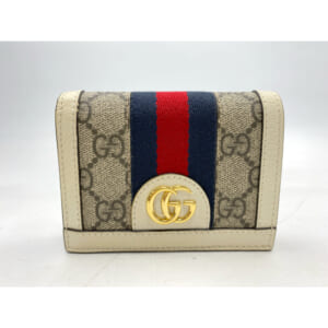 グッチ オフディアGGスプリーム コンパクトウォレット 白 PVC×レザー 523155 買取実績【買取日：2025年10月3日】