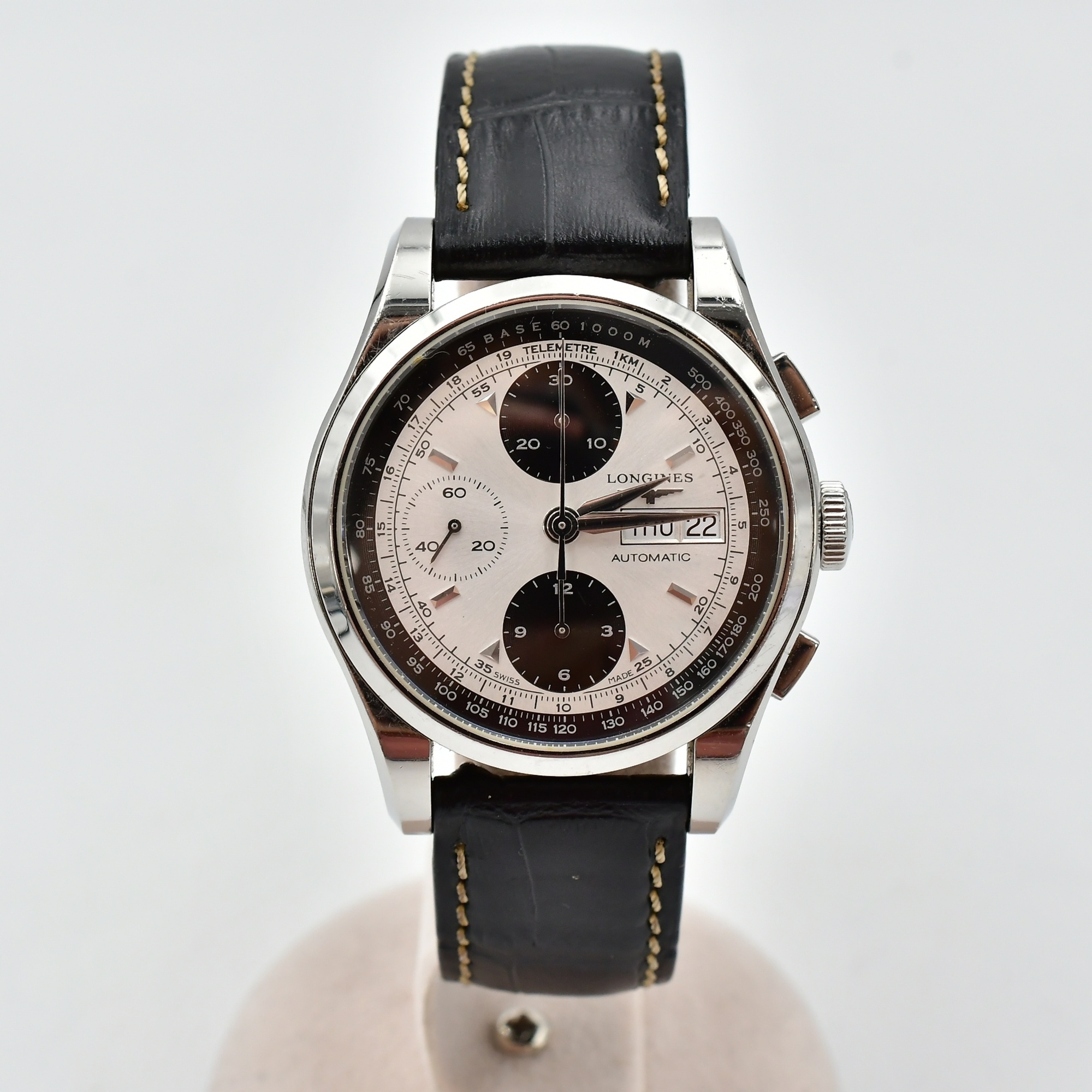 ロンジン ヘリテージ 1954 クロノグラフ 白文字盤 SS/AT L2.747.4 Bランク